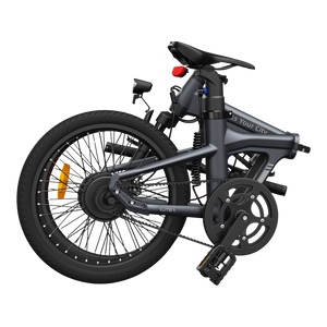 Folding electric bicycle ADO A20S AIR with front suspension, gray product image