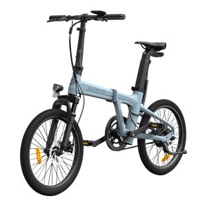 Folding electric bicycle ADO A20S AIR with front suspension, blue product image