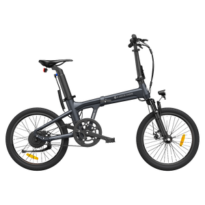 Folding electric bicycle ADO A20S AIR with front suspension, gray product image