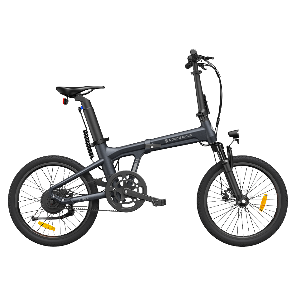 Folding electric bicycle ADO A20S AIR with front suspension, gray product image