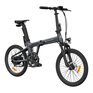 Folding electric bicycle ADO A20S AIR with front suspension, gray product image