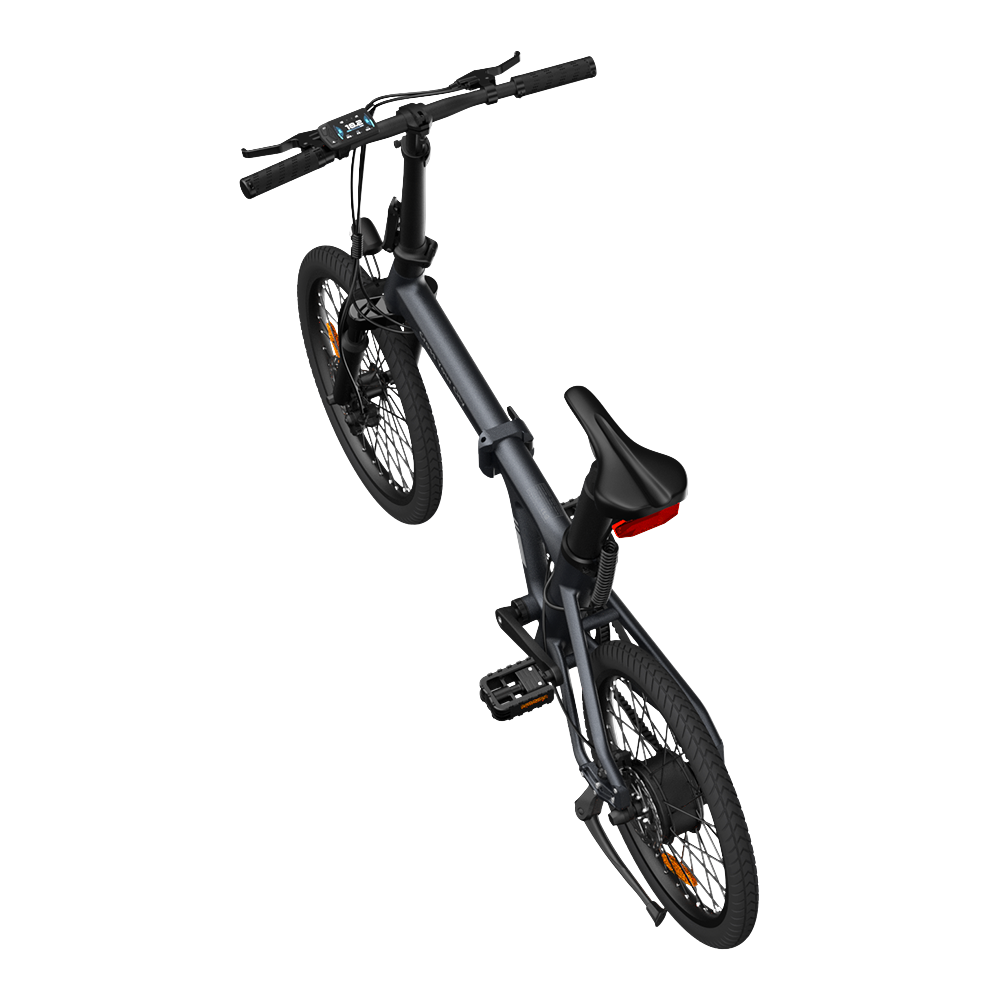 Folding electric bicycle ADO A20S AIR with front suspension, gray product image