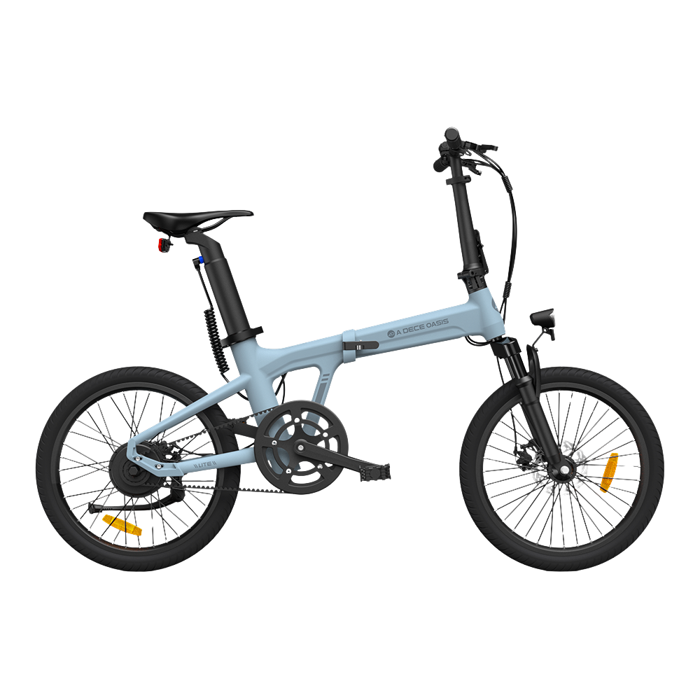 Folding electric bicycle ADO A20S AIR with front suspension, blue product image