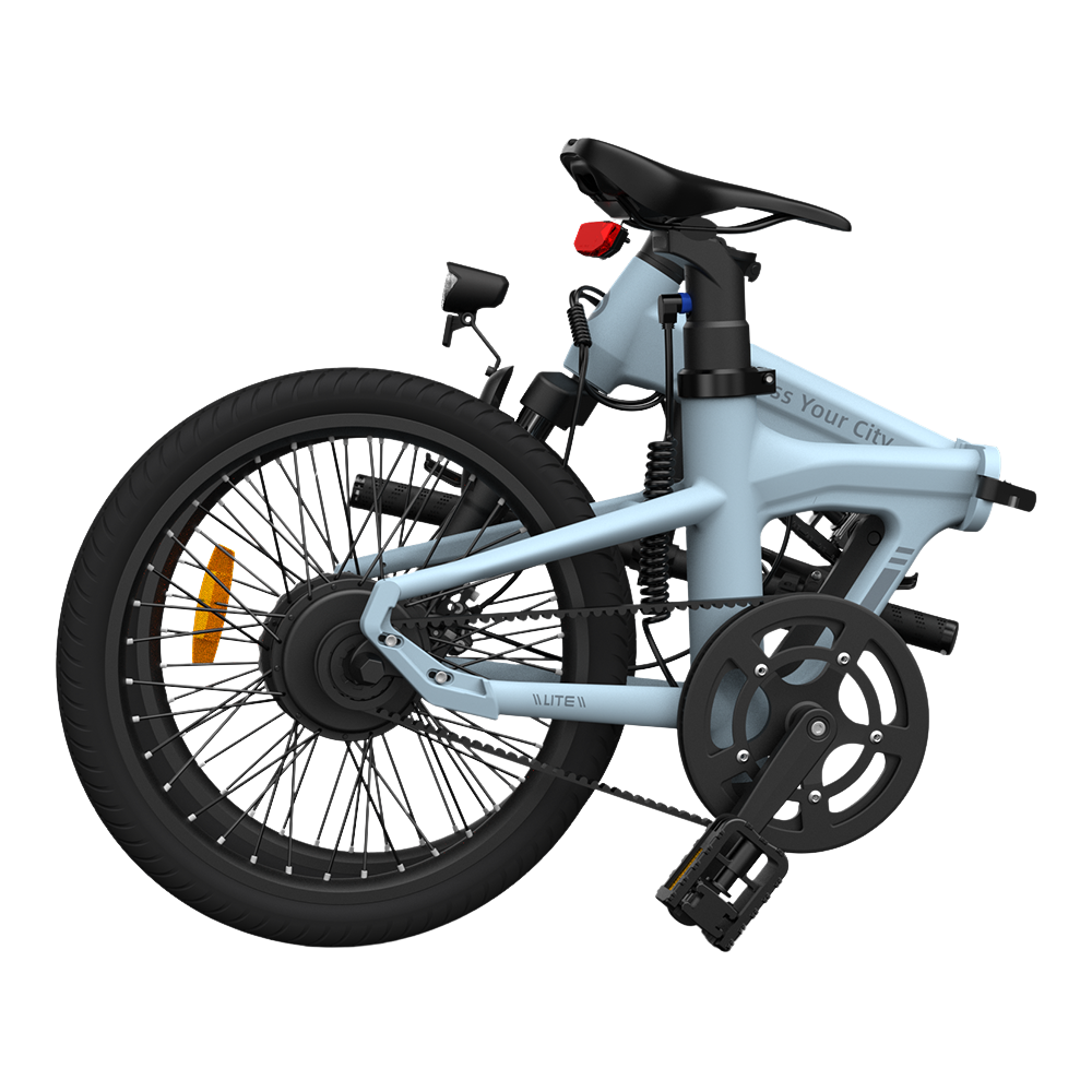 Folding electric bicycle ADO A20S AIR with front suspension, blue product image