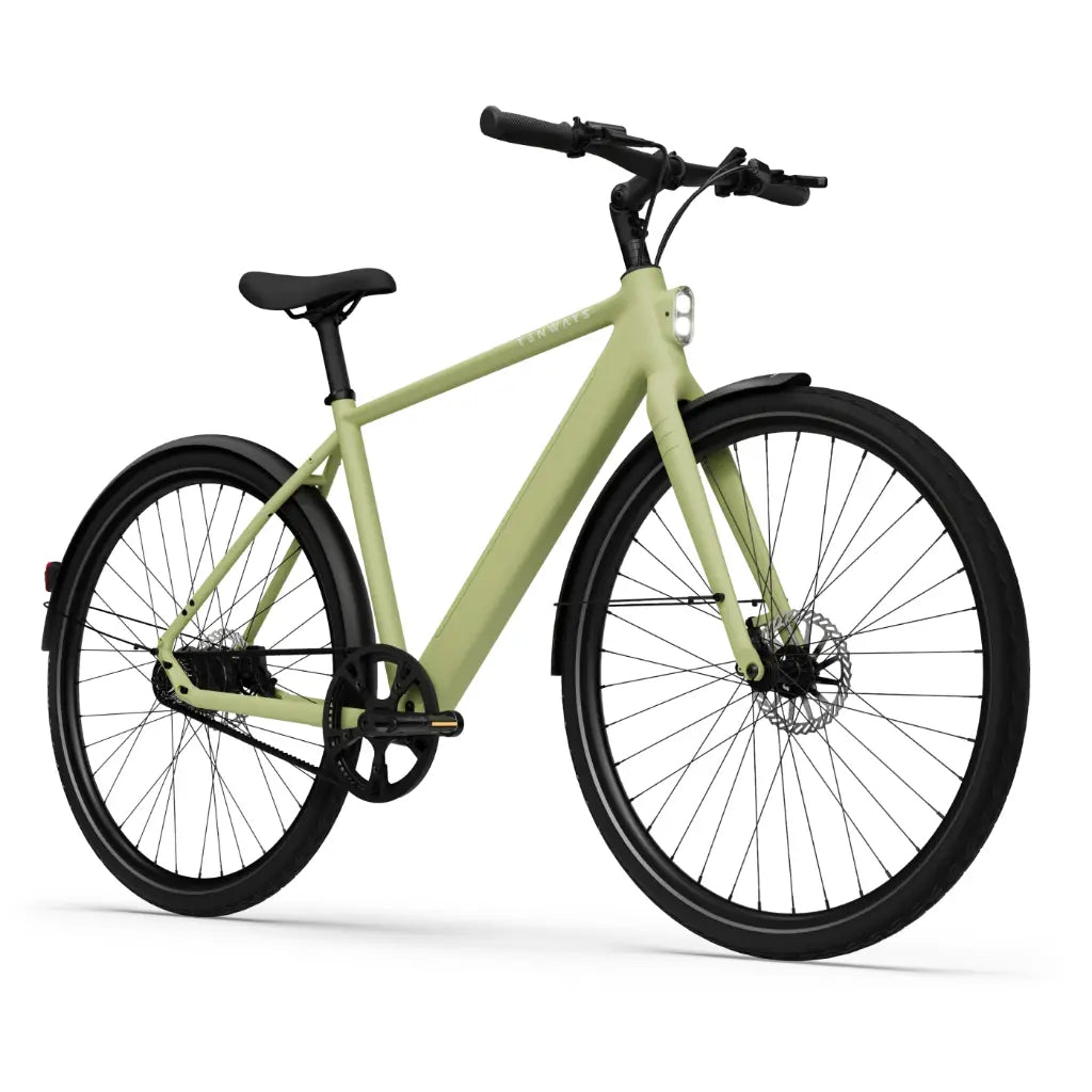 Electric bicycle TENWAYS CGO600 Pro, Avocado Green (M) product image